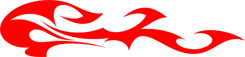 ALTER_09 Graphic Flame Decal