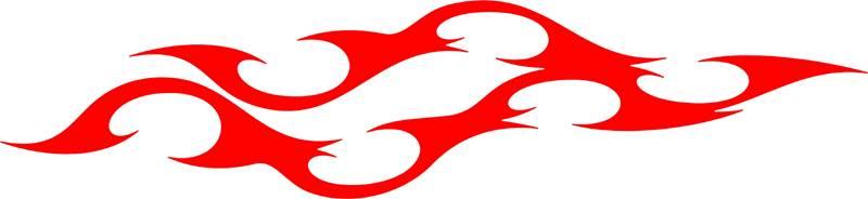 ALTER_11 Graphic Flame Decal