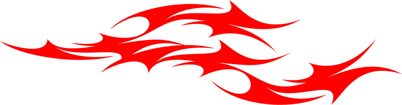 ALTER_12 Graphic Flame Decal