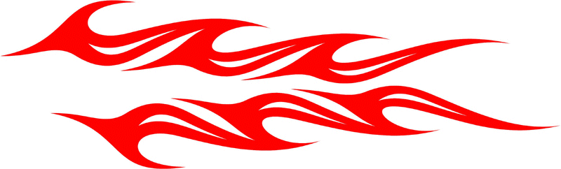 ALTER_15 Graphic Flame Decal