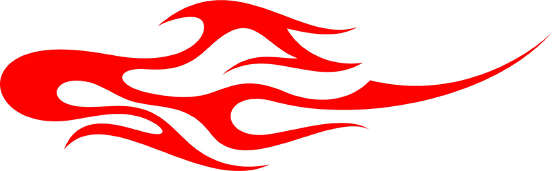 ALTER_23 Graphic Flame Decal