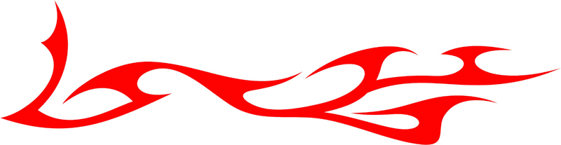 ALTER_26 Graphic Flame Decal