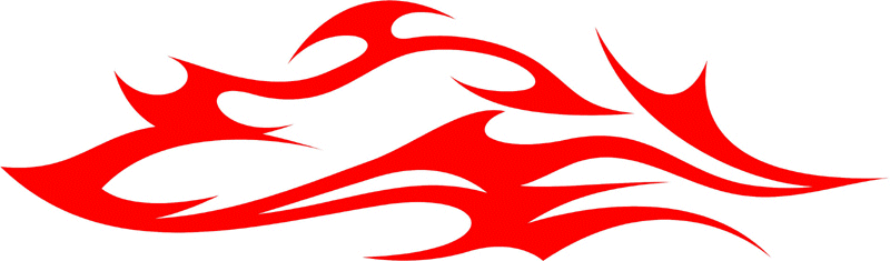 ALTER_27 Graphic Flame Decal