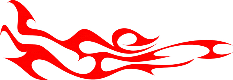 ALTER_35 Graphic Flame Decal