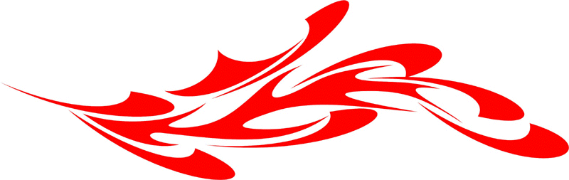ALTER_36 Graphic Flame Decal