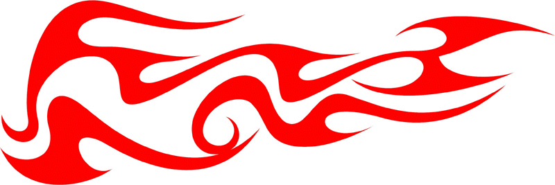 ALTER_40 Graphic Flame Decal