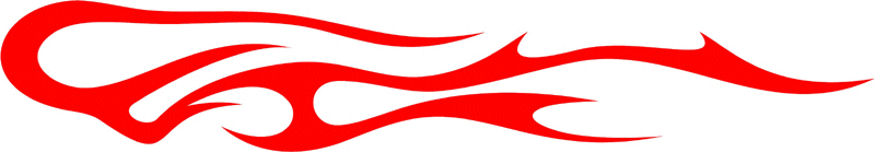 ALTER_42 Graphic Flame Decal