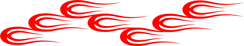 ALTER_45 Graphic Flame Decal