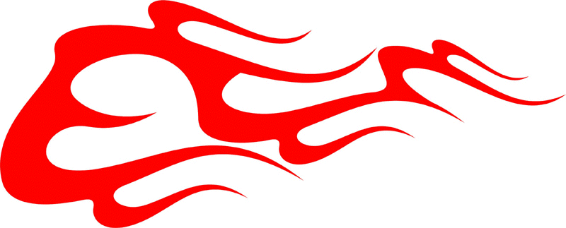 ALTER_48 Graphic Flame Decal