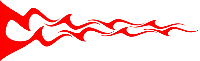 ALTER_49 Graphic Flame Decal