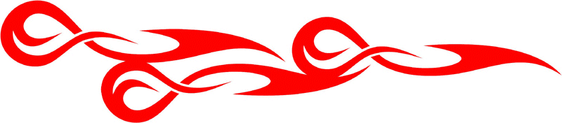 ALTER_54 Graphic Flame Decal