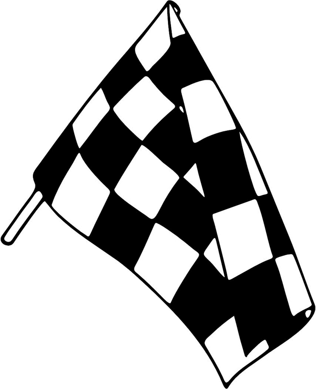icf_12b Graphic Flame Decal