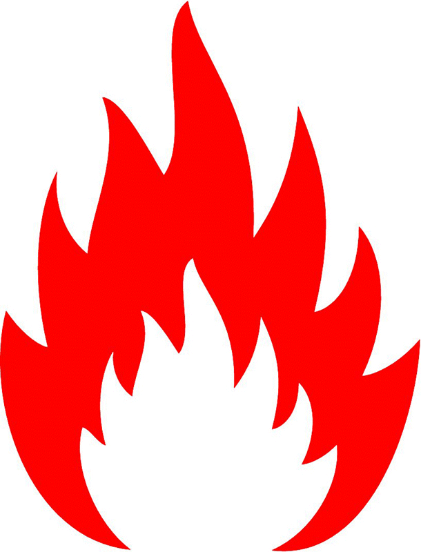 fire_02 Classic Fire Flames Graphic Flame Decal