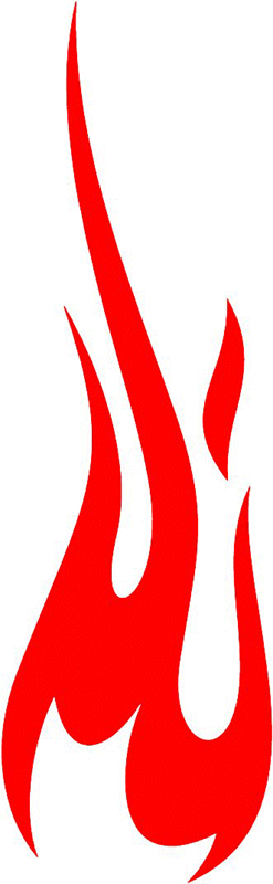 fire_07 Classic Fire Flames Graphic Flame Decal