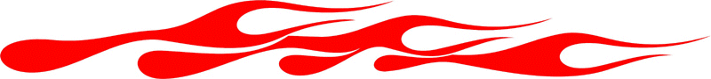 CLASSIC_00 Graphic Flame Decal