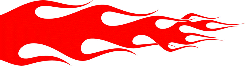 CLASSIC_02 Graphic Flame Decal