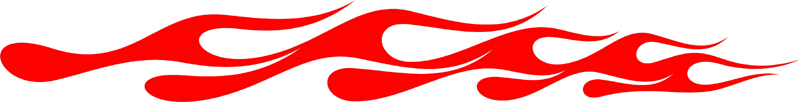CLASSIC_05 Graphic Flame Decal