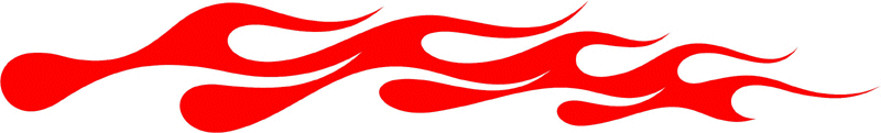 CLASSIC_07 Graphic Flame Decal