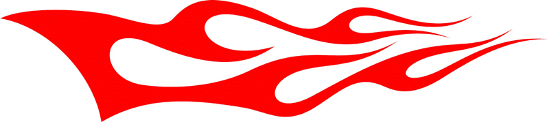 CLASSIC_25 Graphic Flame Decal