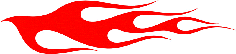 CLASSIC_38 Graphic Flame Decal