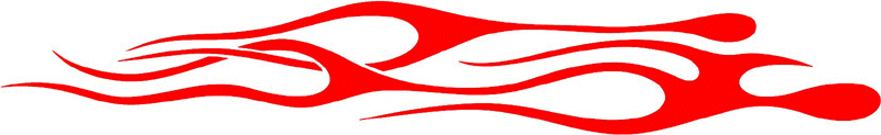 classic_red_15 Graphic Flame Decal