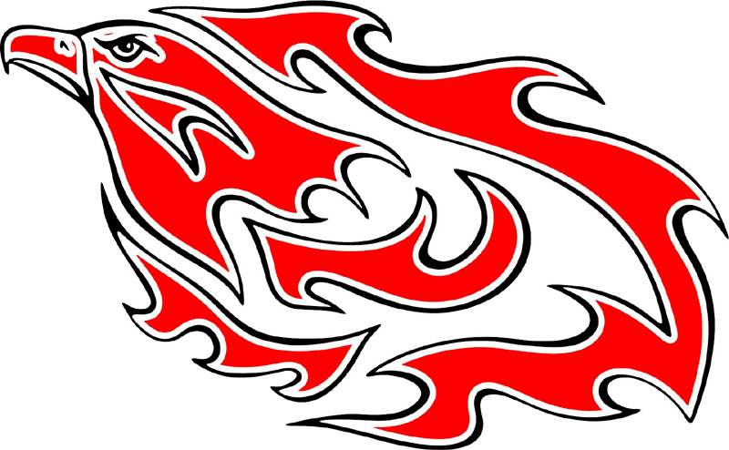 esefl_01 Easy Eagle Flames Graphic Flame Decal
