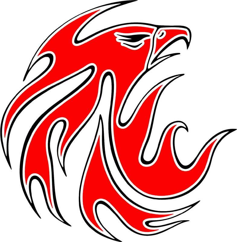 esefl_02 Easy Eagle Flames Graphic Flame Decal