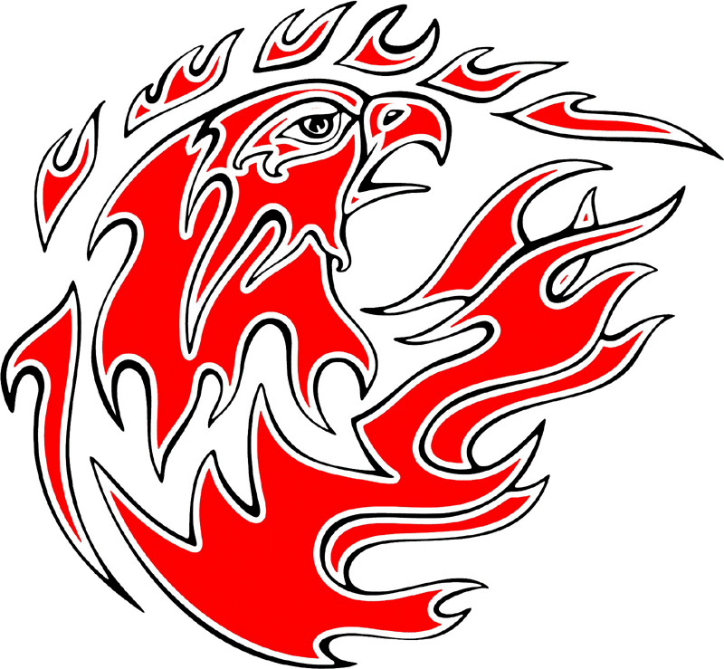 esefl_08 Easy Eagle Flames Graphic Flame Decal