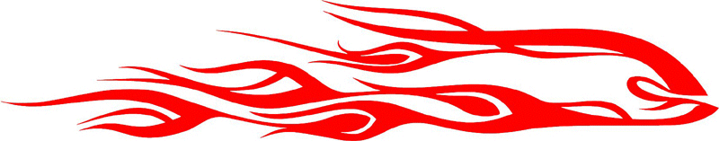 exclusive_07 Exclusive Flames Graphic Flame Decal