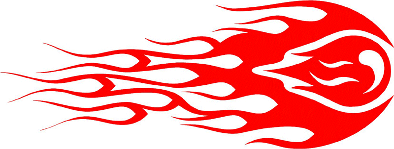 exclusive_09 Exclusive Flames Graphic Flame Decal