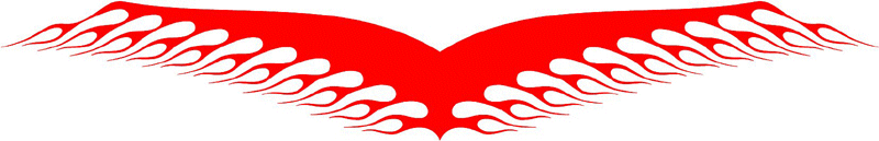 exclusive_18 Exclusive Flames Graphic Flame Decal