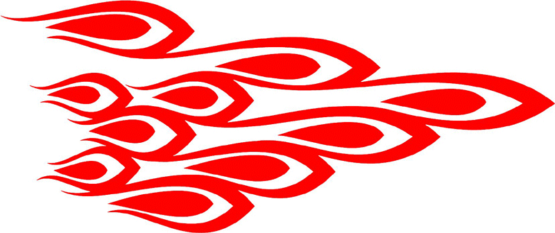 exclusive_24 Exclusive Flames Graphic Flame Decal