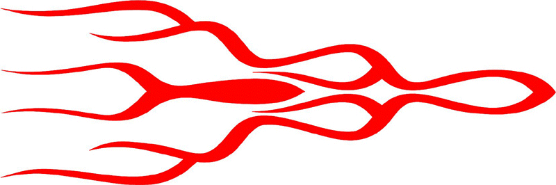 exclusive_42 Exclusive Flames Graphic Flame Decal