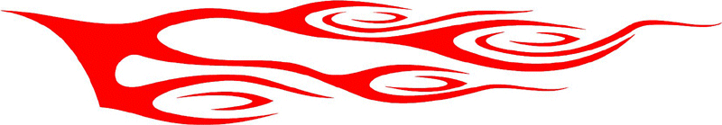 exclusive_44 Exclusive Flames Graphic Flame Decal