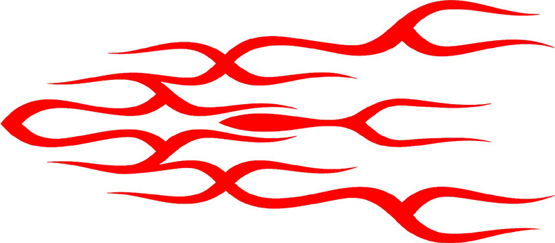 exclusive_59 Exclusive Flames Graphic Flame Decal