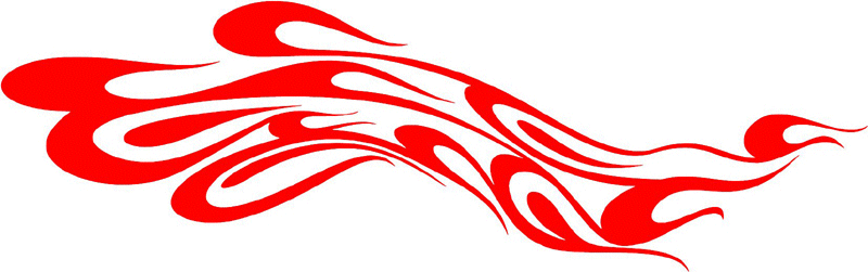 exclusive_63 Exclusive Flames Graphic Flame Decal