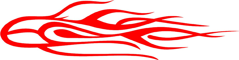 exclusive_66 Exclusive Flames Graphic Flame Decal