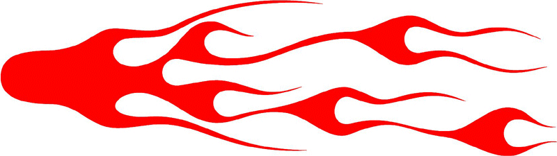 exclusive_72 Exclusive Flames Graphic Flame Decal