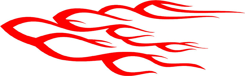 exclusive_73 Exclusive Flames Graphic Flame Decal