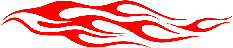 exclusive_76 Exclusive Flames Graphic Flame Decal