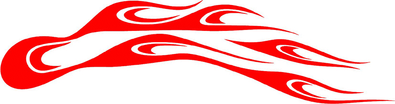 exclusive_77 Exclusive Flames Graphic Flame Decal