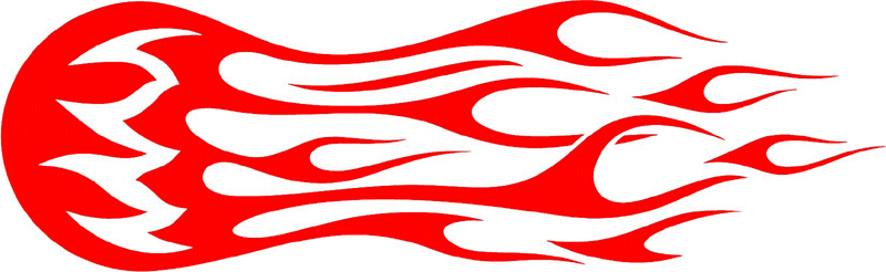 exclusive_79 Exclusive Flames Graphic Flame Decal