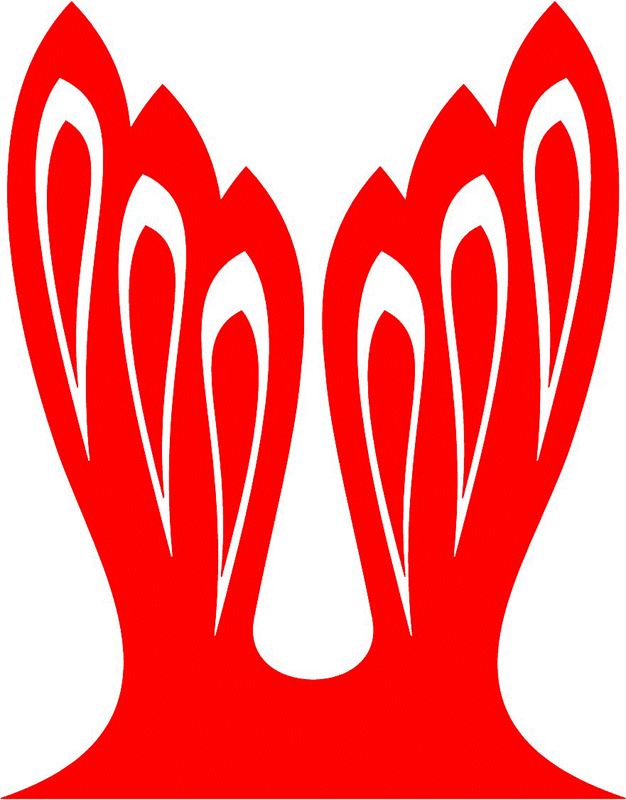 extra_44 Hood Flame Graphic Flame Decal