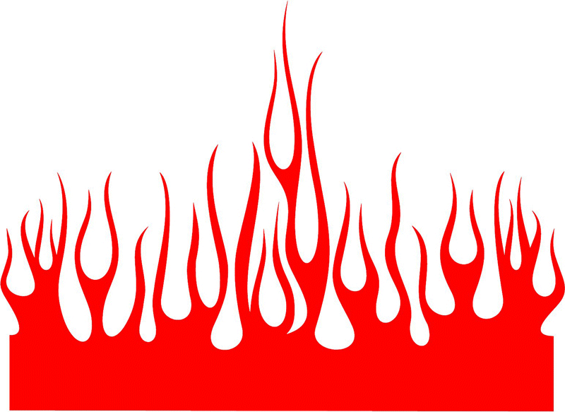 large_02 Large Flame Graphic Flame Decal