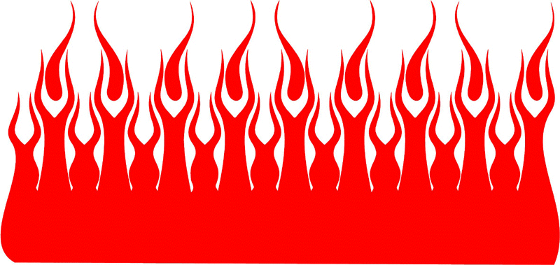 large_03 Large Flame Graphic Flame Decal
