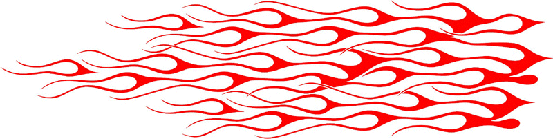 large_14 Large Flame Graphic Flame Decal