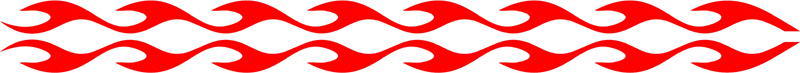 long_001 Long Flame Graphic Flame Decal