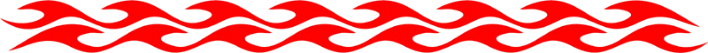long_002 Long Flame Graphic Flame Decal