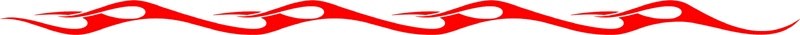 long_006 Long Flame Graphic Flame Decal