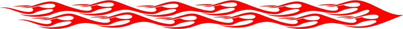 long_009 Long Flame Graphic Flame Decal